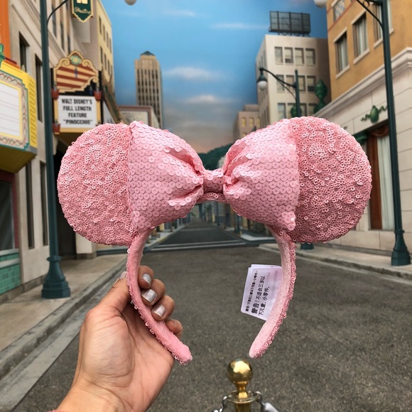 millennial pink minnie backpack